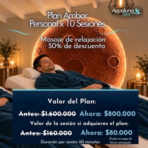 Masaje de relajación Ámbar x 10